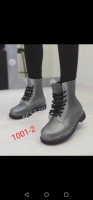 Маша 1001-1(1001-5) Ботинки женские чер-серебр резина, съемный носок из байки  - Совместные покупки