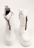998 Fashion A5361К-Z Ботинки женские бел нейлон+иск кожа, подклад иск мех - Совместные покупки