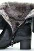 Michael Chen FH-8 Сапоги женские чер нат кожа, подклад нат мех (по всей длине модели) увеличенная полнота  - Совместные покупки