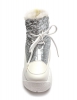 Бриллиант T-M10-2 Ботинки женские серебр-бел нейлон+иск кожа, подклад иск мех - Совместные покупки