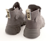 Fashion T1825K Ботильоны женские сер нат (прессов) замша, подклад текстиль - Совместные покупки