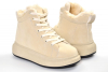 Jia Jia T-F905-3 Ботинки женские молочн иск нубук, подклад иск мех - Совместные покупки
