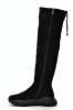 Talcta 1694-2 Ботфорты женские чер иск нубук, подклад иск мех (по всей длине модели)  - Совместные покупки