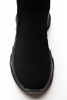 Talcta 1694-2 Ботфорты женские чер иск нубук, подклад иск мех (по всей длине модели)  - Совместные покупки