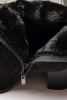Vivian Royal W-55 Ботфорты женские чер иск велюр, подклад иск мех (по всей длине модели) - Совместные покупки