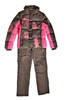 Fashion 2668 Зимний костюм (куртка+брюки) жен т.сер-роз полиэстер, подклад синтепон - Совместные покупки