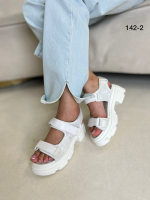 Aelida (Fashion) X142-2Z Сандалии женские бел текстиль+иск кожа - Совместные покупки