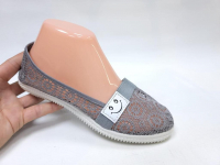 Fashion 001-7Z Слипоны женские сер текстиль - Совместные покупки
