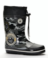 Мышонок G55 Сапоги сер-чер резина, подклад байка  - Совместные покупки